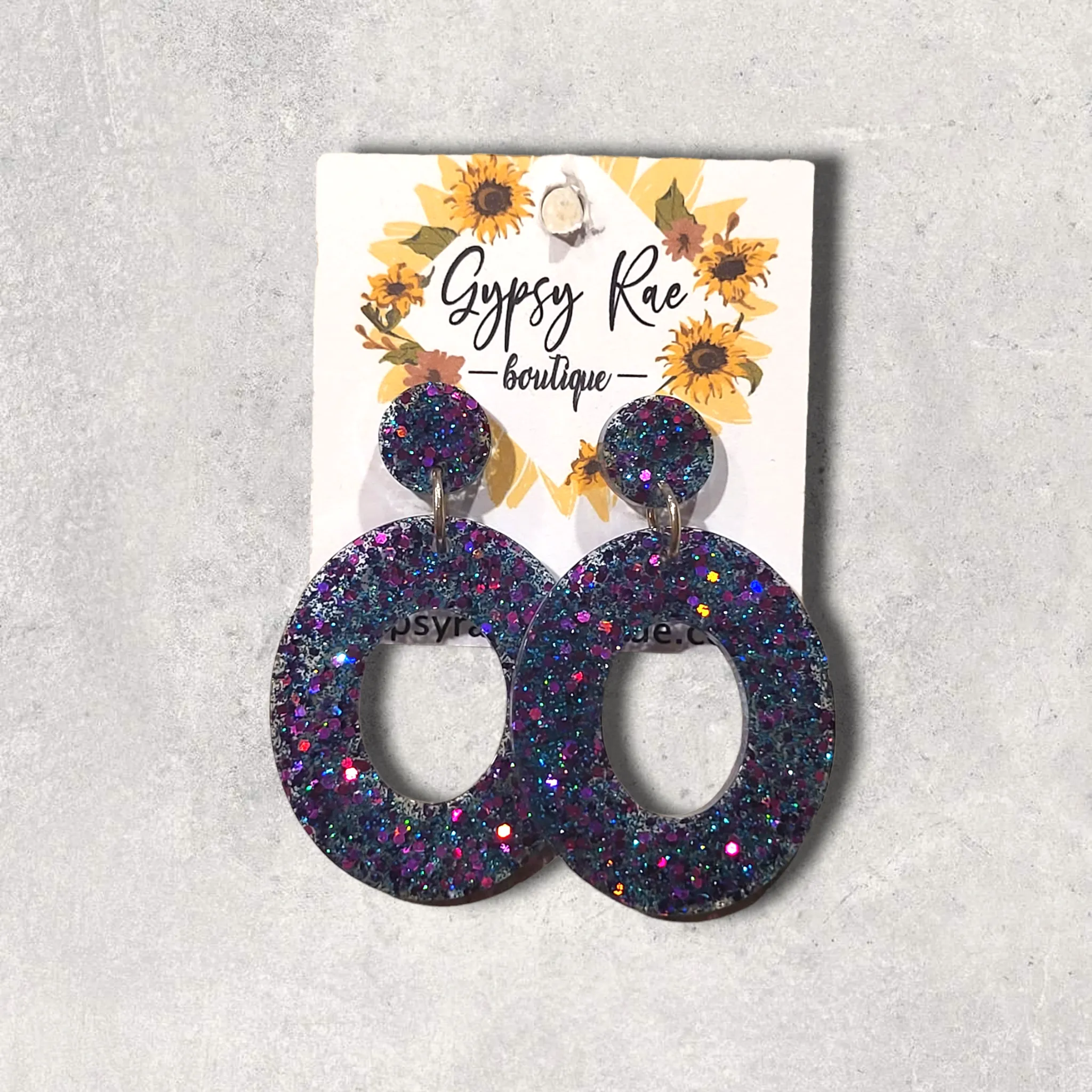 Small Round Statement Earrings