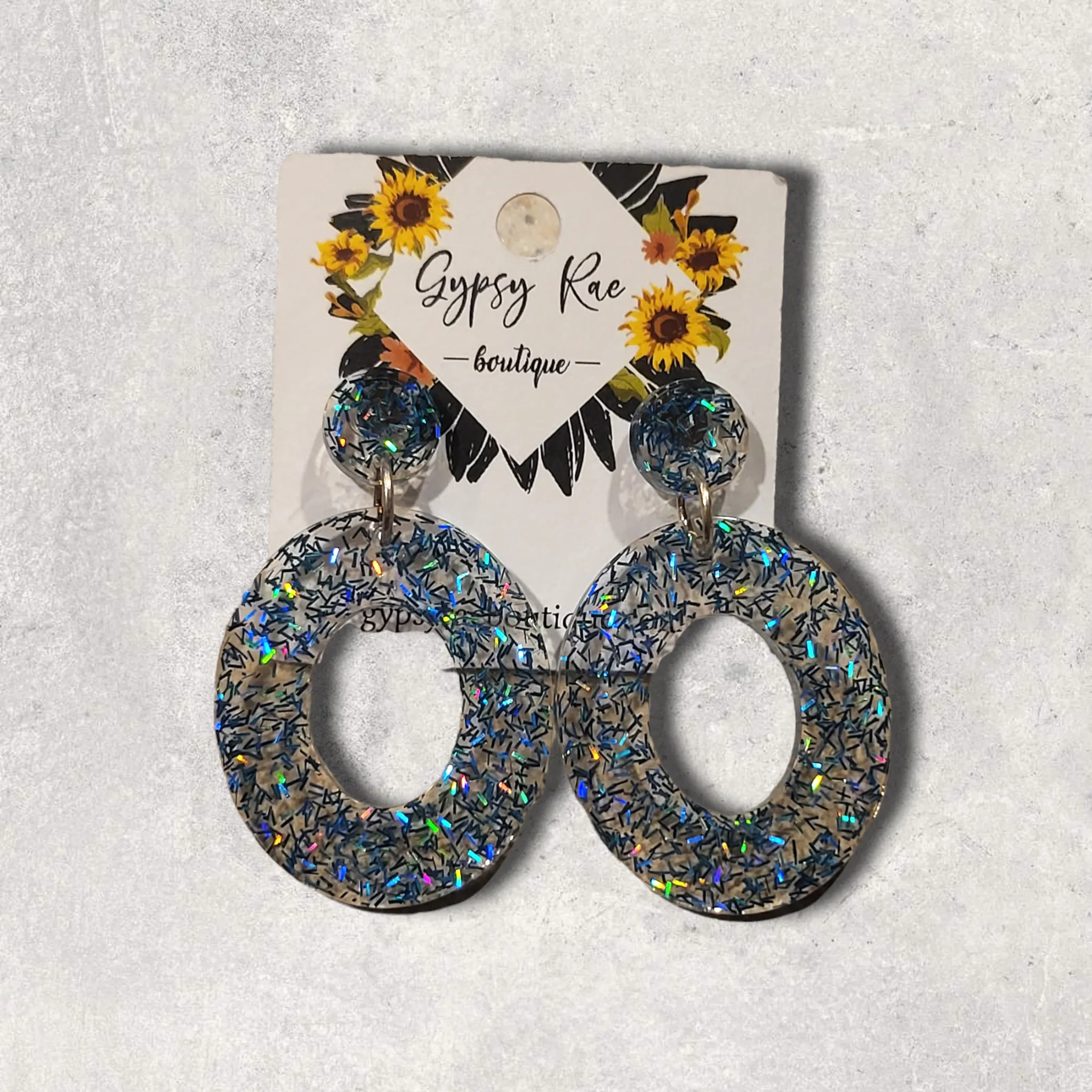 Small Round Statement Earrings