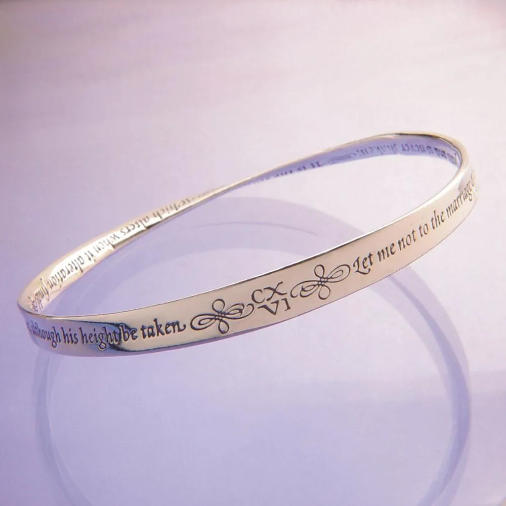 Sonnet 116 - Shakespeare Bracelet