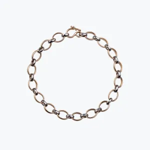 Sonoma Mixed Link Two Tone Bracelet 22K Apricot Gold and 18K Alpine Gold