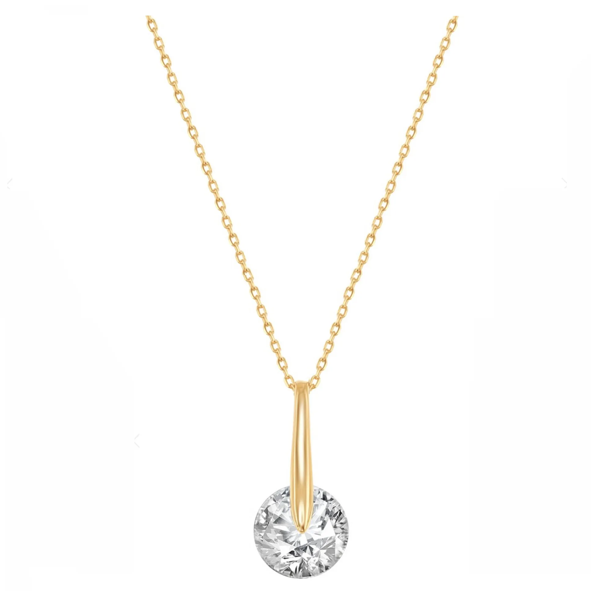 Spinning Disc Drop Necklace