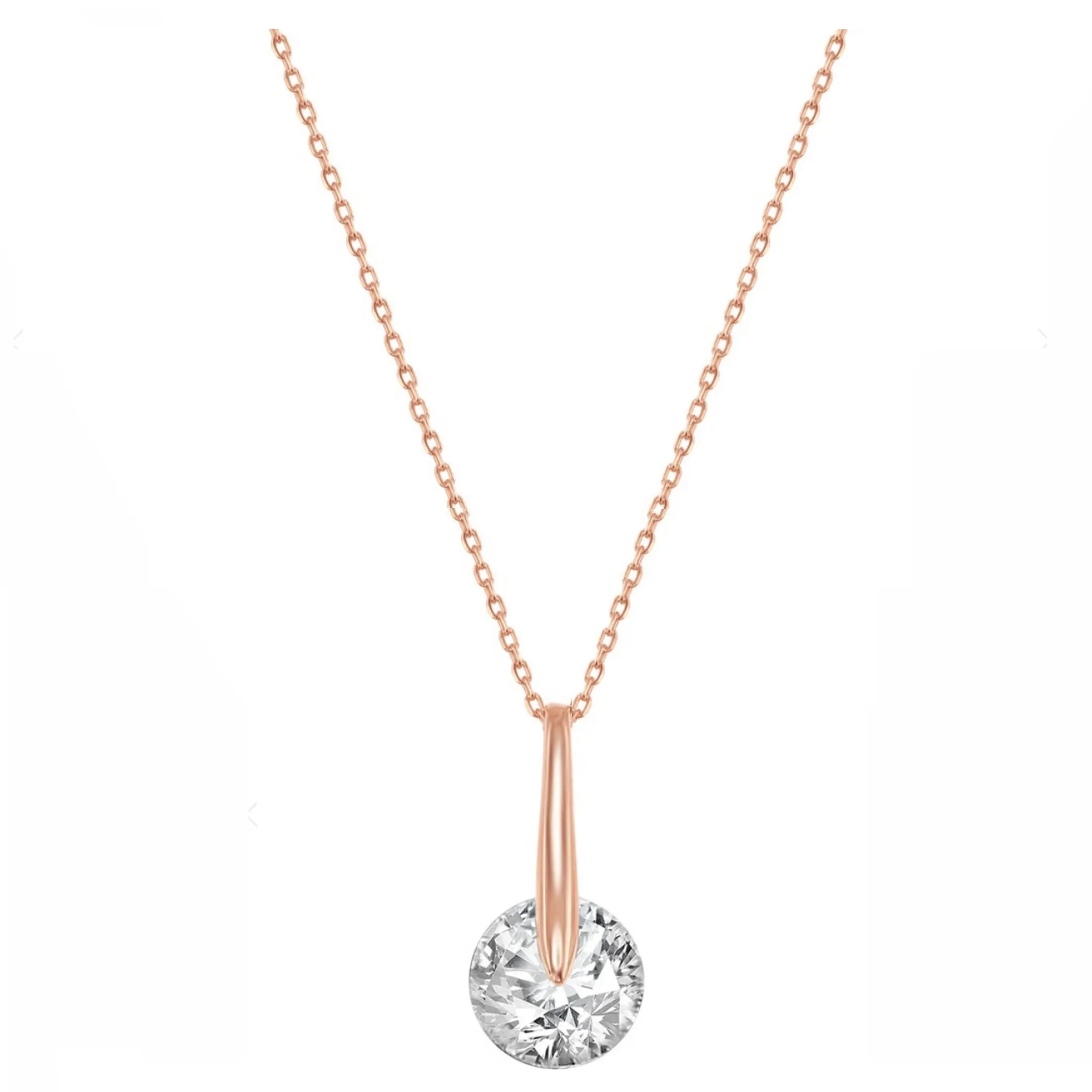 Spinning Disc Drop Necklace