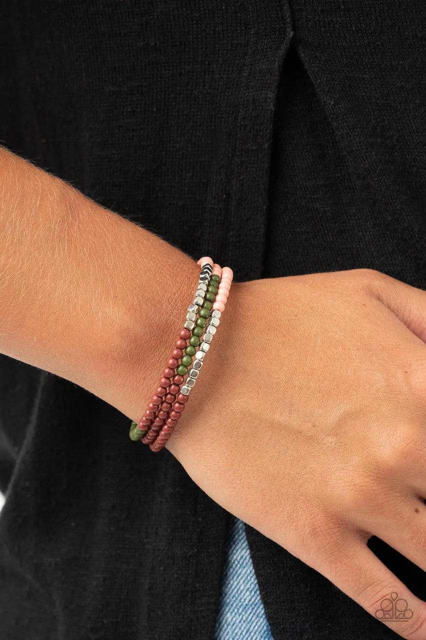 Spiral Dive Multi Paparazzi Bracelet