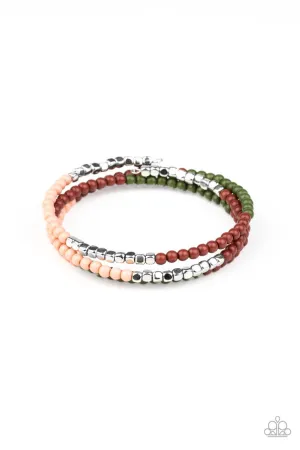 Spiral Dive Multi Paparazzi Bracelet