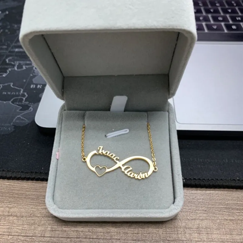 Stainless Steel Infinity Name Bracelet