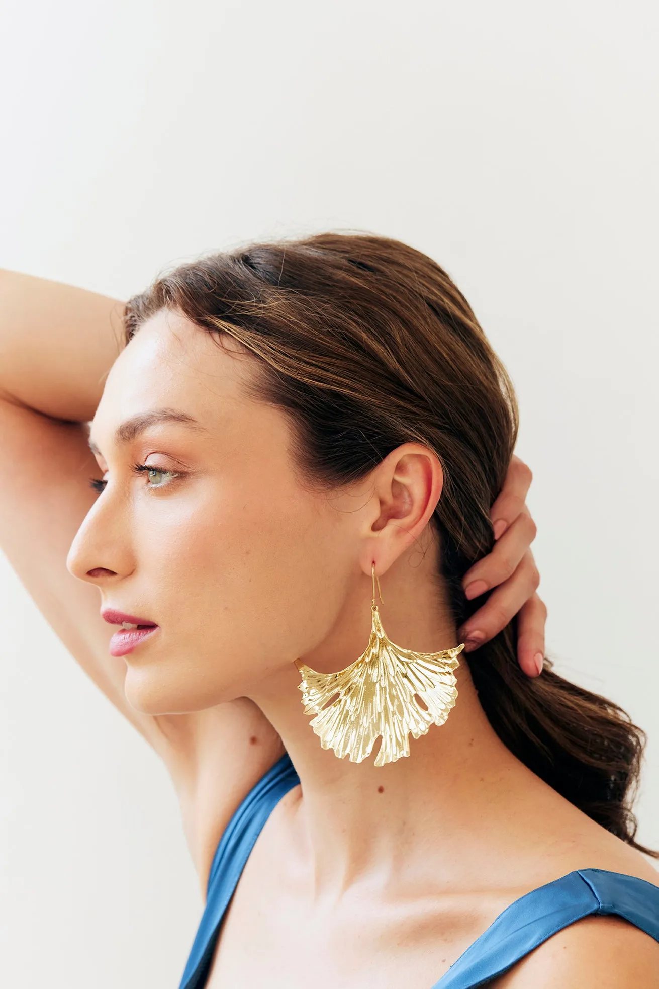 Statement Gingko Earrings