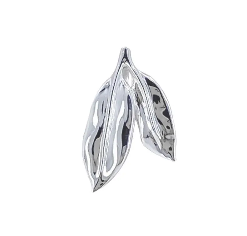 Sterling Silver Pendant - Pohutukawa Leaves