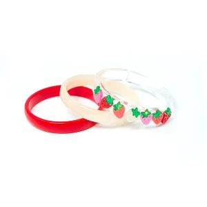 Strawberry Pearlized Bangles -VAL24