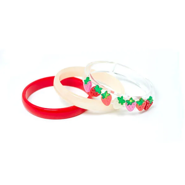 Strawberry Pearlized Bangles -VAL24