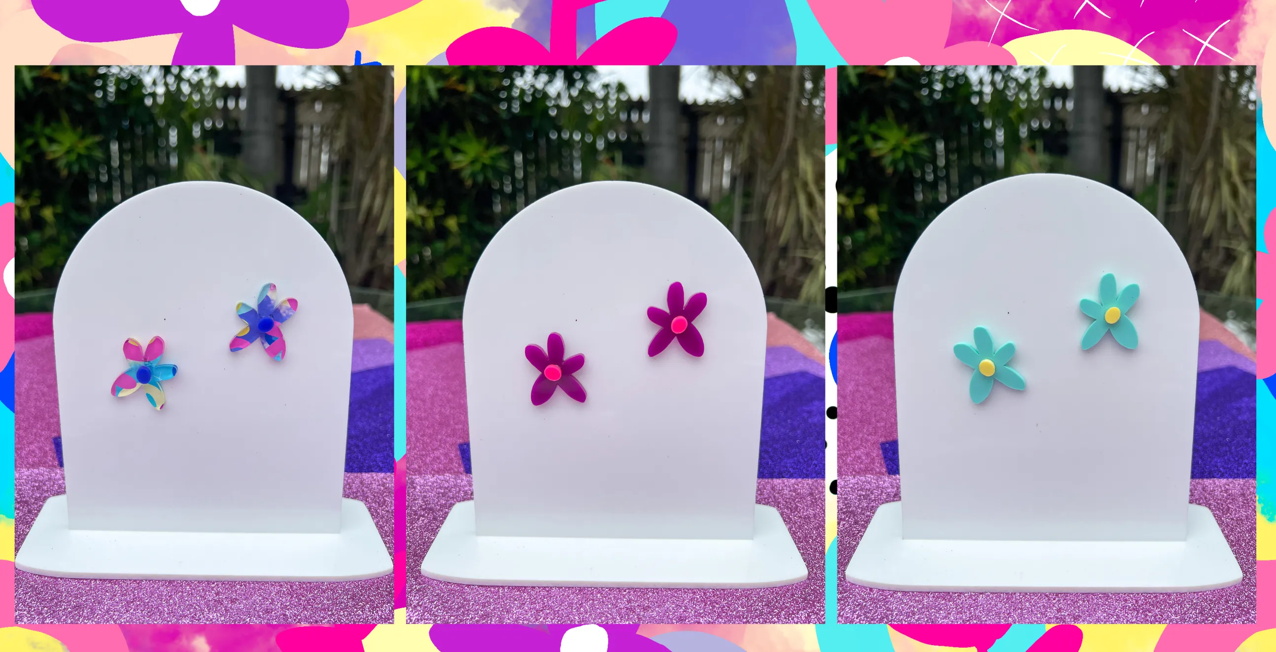 Summer Delight - Statement Studs