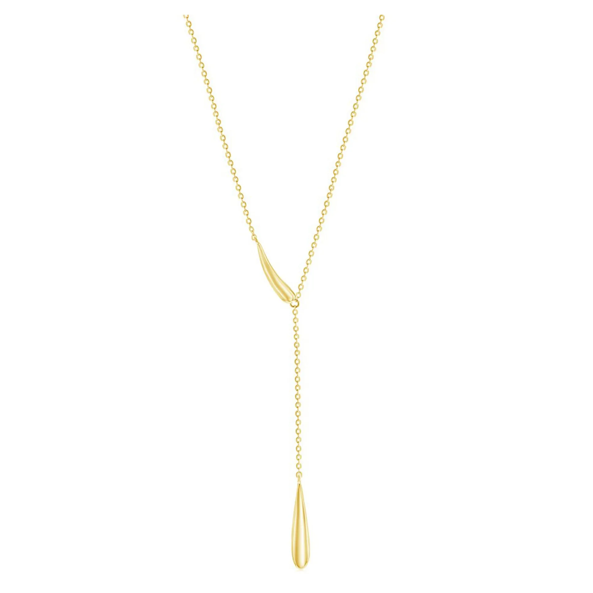 Teardrop Lariat Necklace