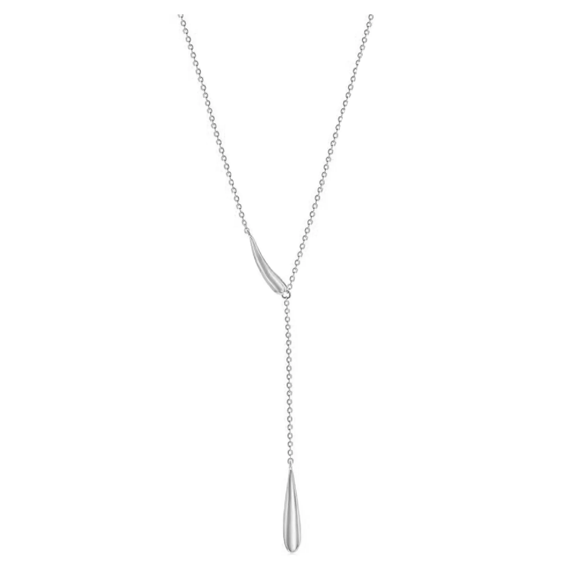 Teardrop Lariat Necklace