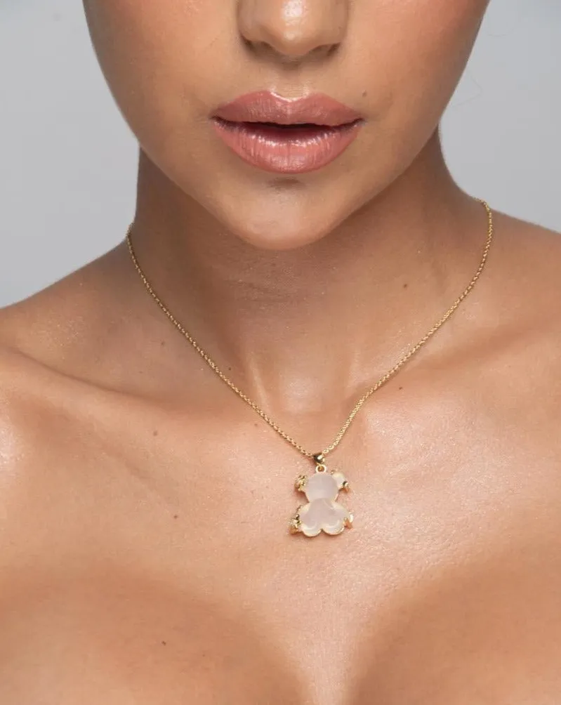 TEDDY BEAR W NECKLACE