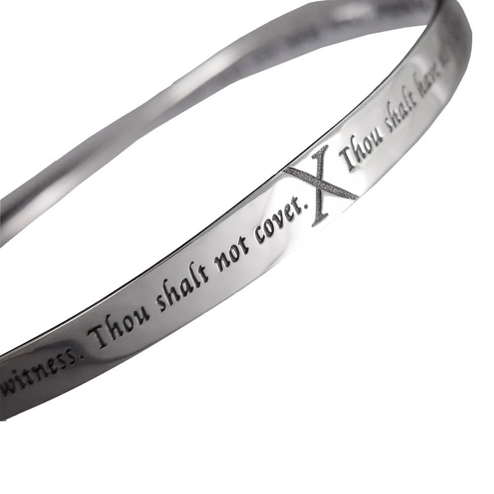 Ten Commandments - Exodus 20:2-17 Bracelet