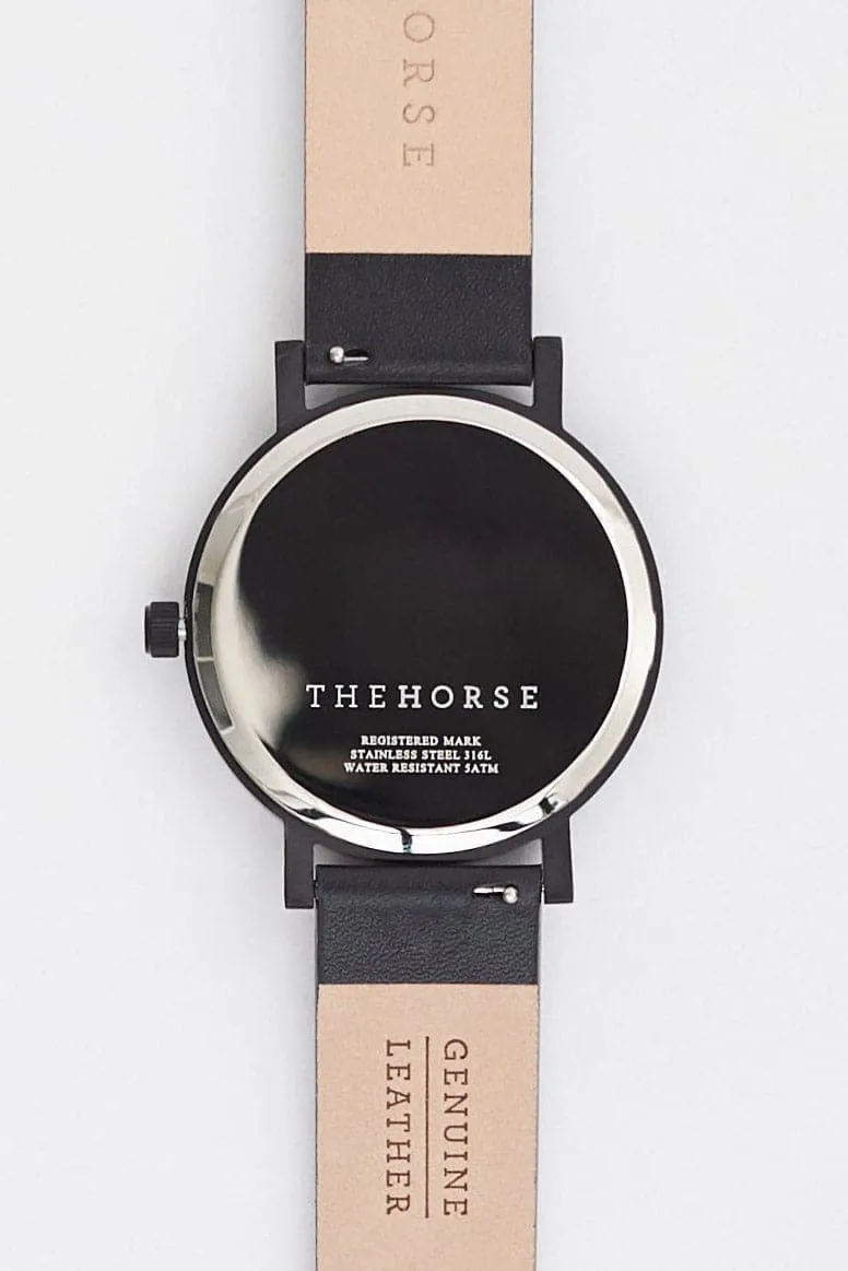 THE HORSE THE ORIGINAL WATCH - BLACK/ROSE GOLD