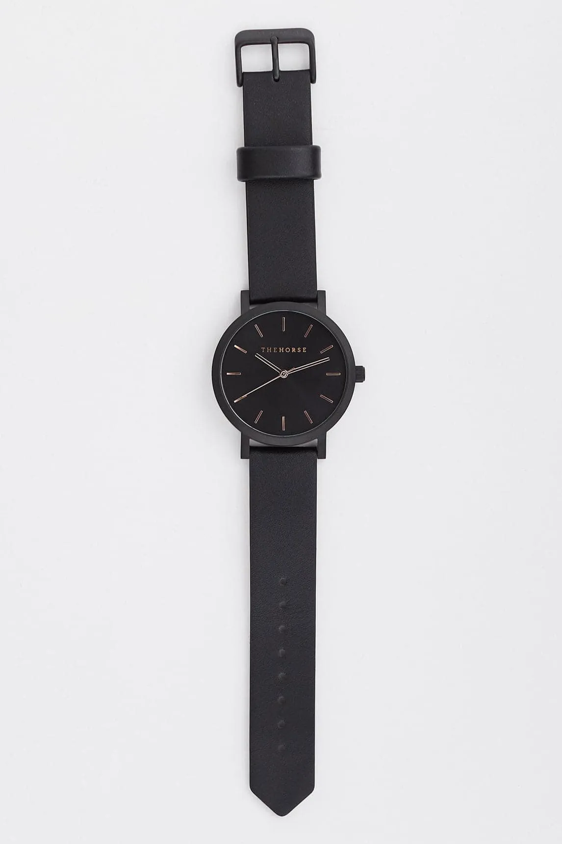 THE HORSE THE ORIGINAL WATCH - BLACK/ROSE GOLD
