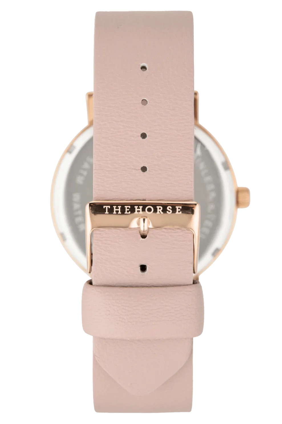 THE HORSE 'THE ORIGINAL' WATCH - ROSE GOLD/WHITE DIAL/BLUSH LEATHER