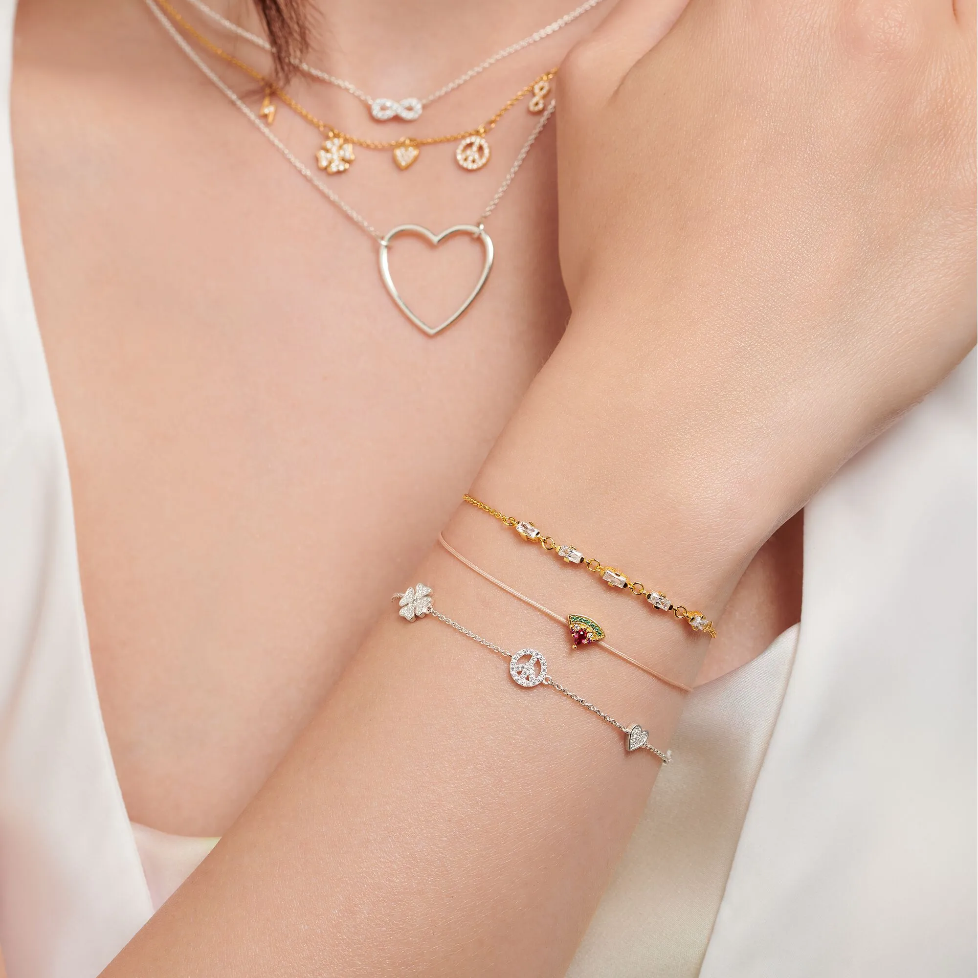 Thomas Sabo Bracelet With Symbols Silver
