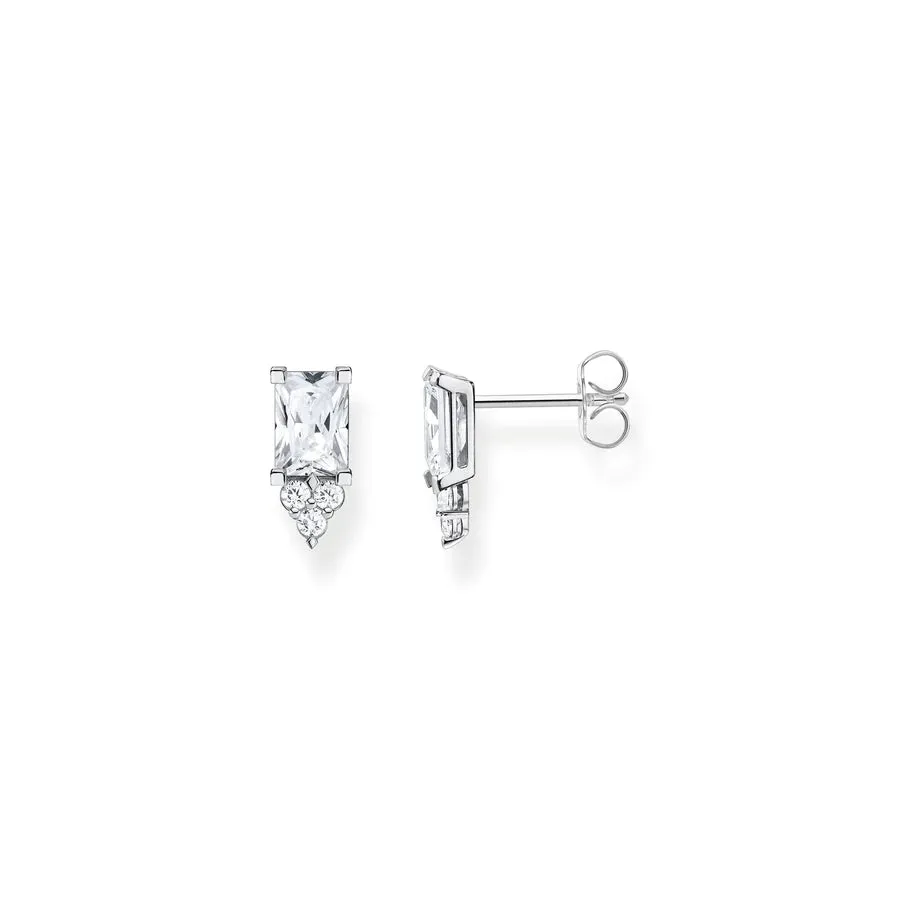 Thomas Sabo Ear Studs White Stone Silver TH2173