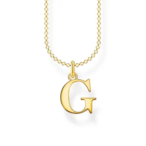 Thomas Sabo Necklace Letter G Gold