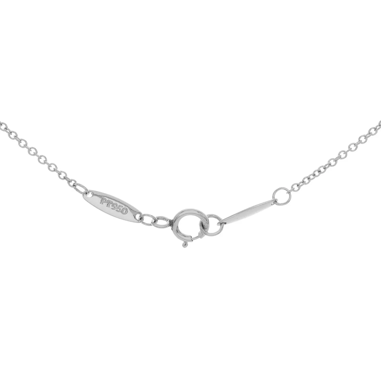 Tiffany & Co. Platinum Diamonds by the Yard 5 Diamond Necklace