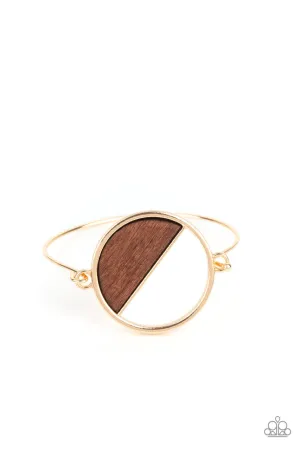 Timber Trade Gold Paparazzi Bracelet