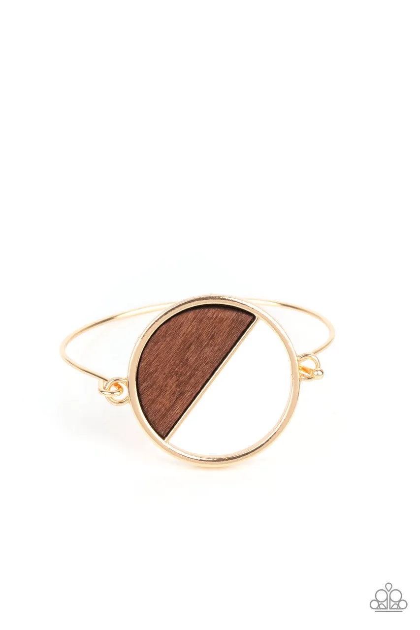 Timber Trade Gold Paparazzi Bracelet