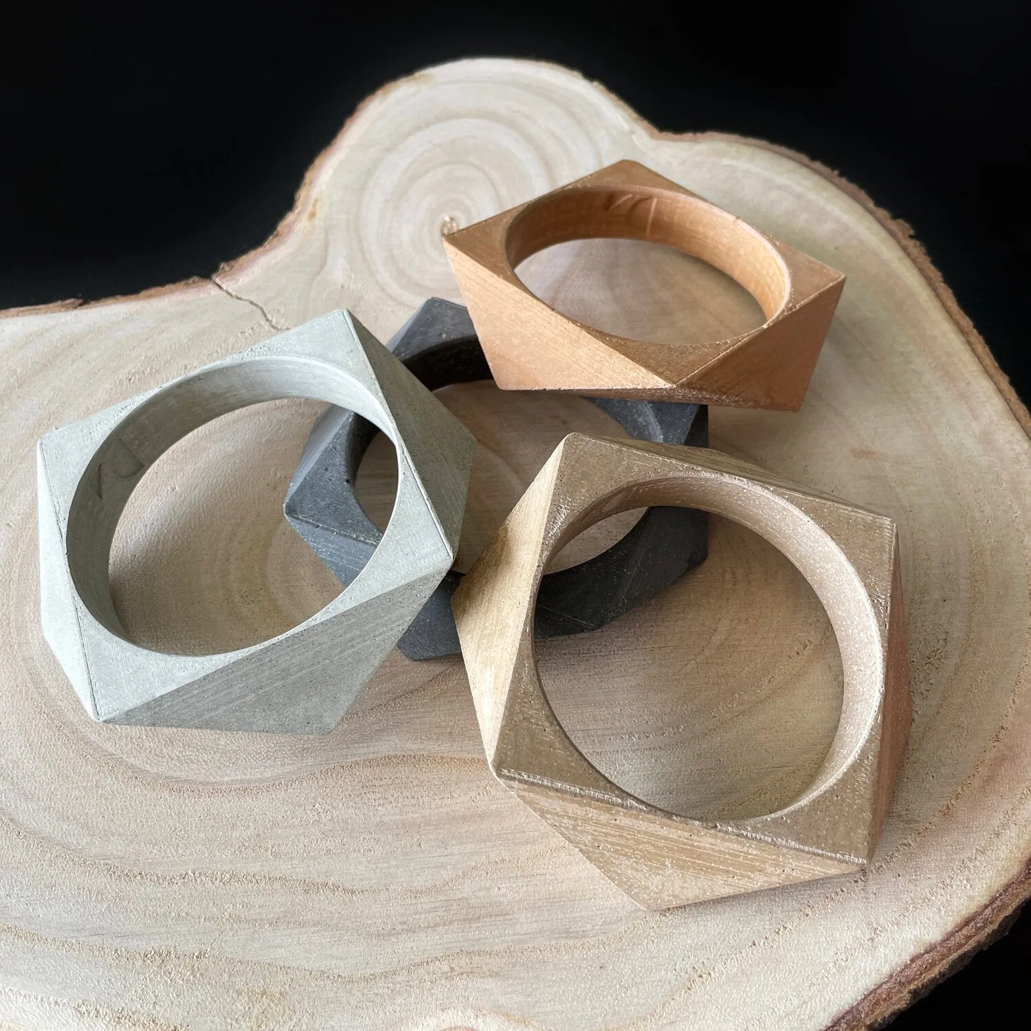 TÁNDEM CONCRETO - Euclidean Bangle - Small