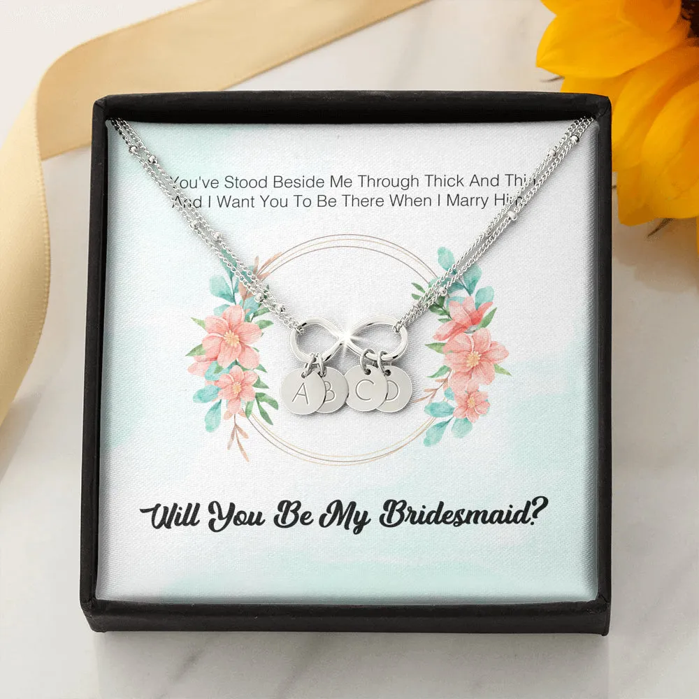 To My Bridesmaid - I Express My Deepest Thanks To You