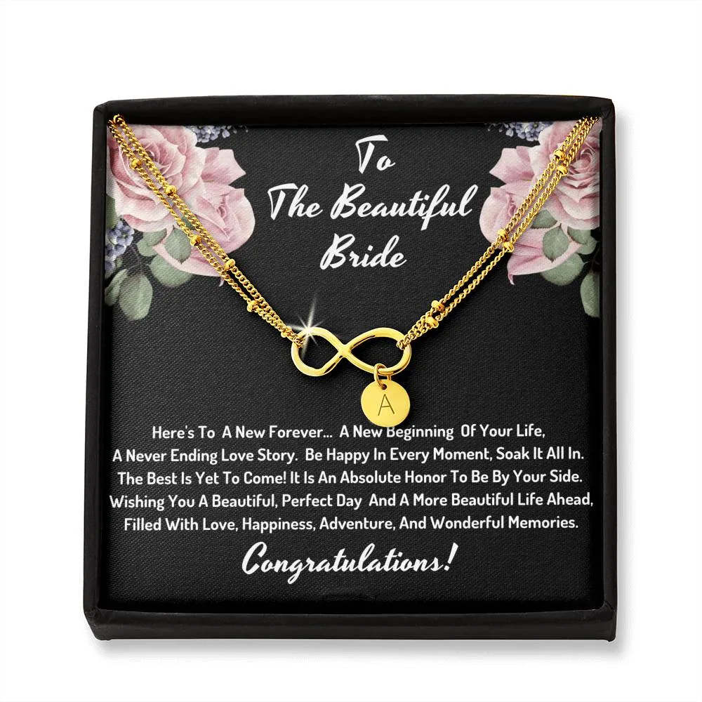 To the beautiful bride - Be happy in every moment