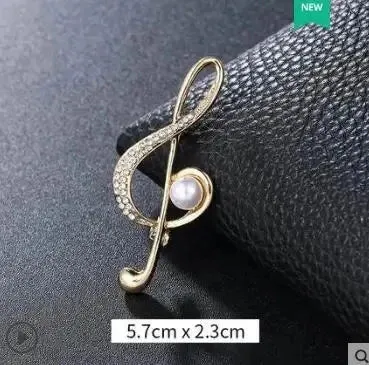 Trendy Croissant Brooches