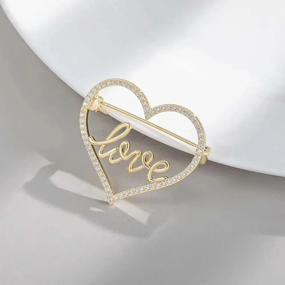 Trendy Croissant Brooches