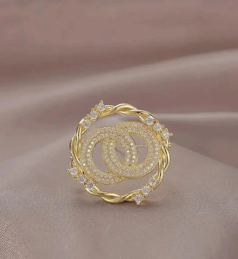 Trendy Croissant Brooches