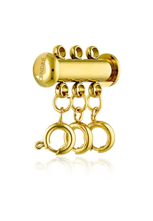 Triple Necklace Separator | Gold