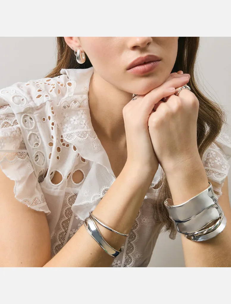 Trista Cuff - Silver