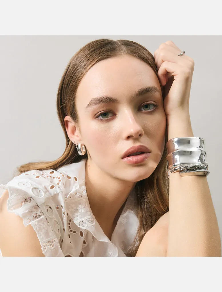 Trista Cuff - Silver