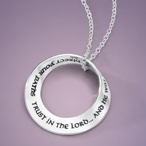 Trust In The Lord - Proverbs 3:5-6 Necklace
