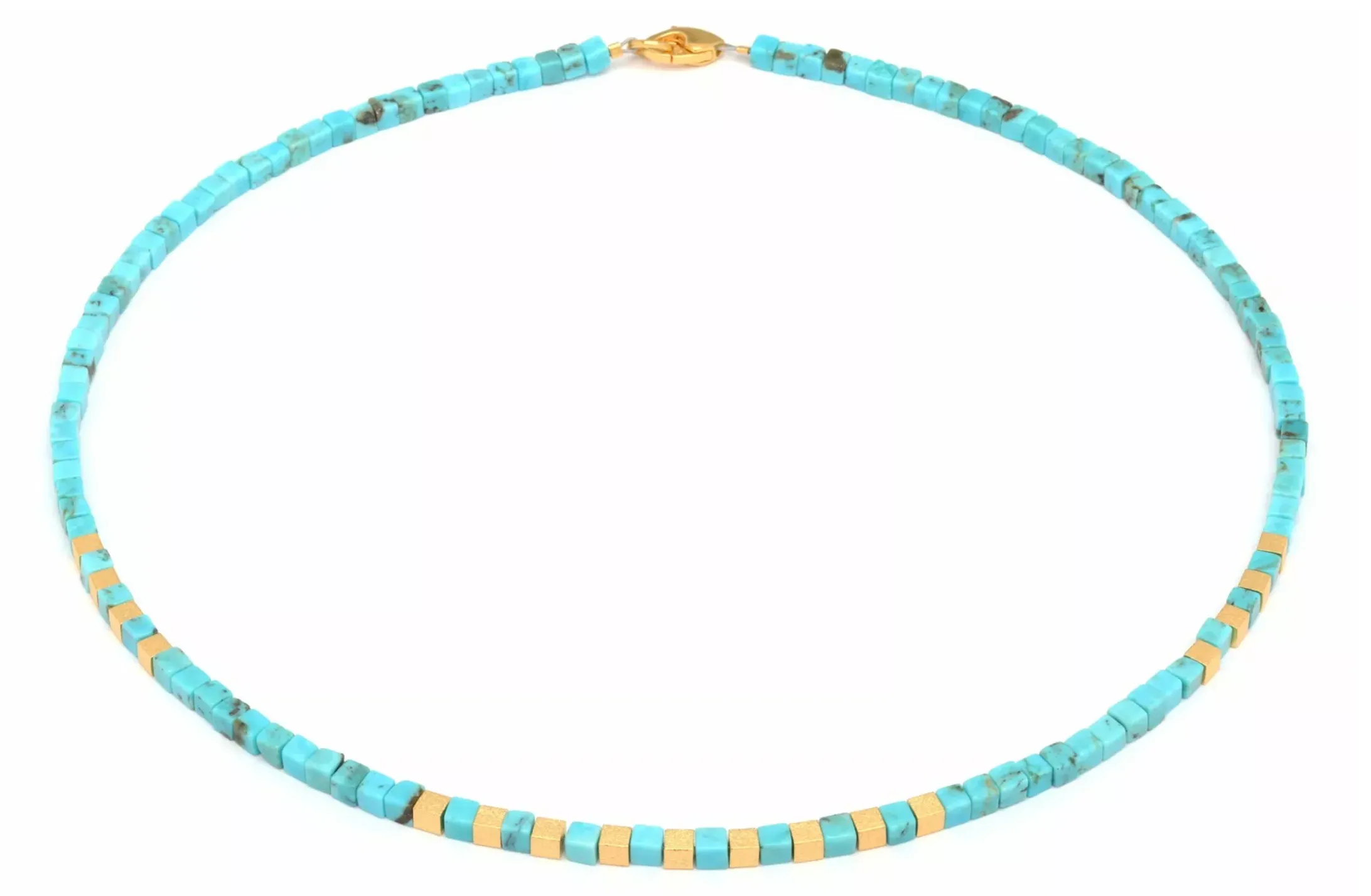 Turquoise Cubis Necklace