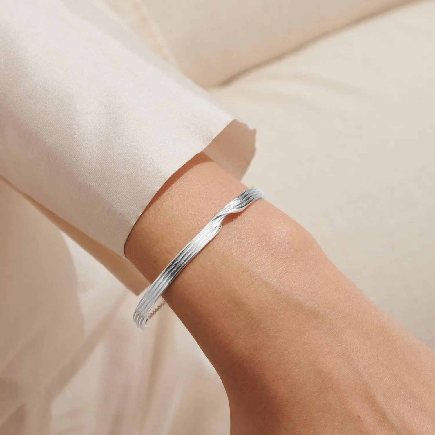 Twist Silver Bracelet
