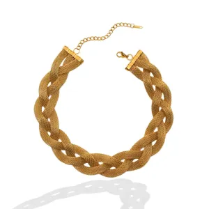 Twist Stainless Steel Titanium Steel Bracelet ONLY