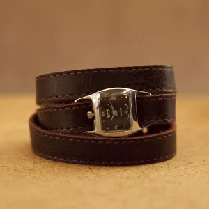 TWIST Wrap Watch – Chocolate Brown