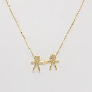 Two Boys Necklace