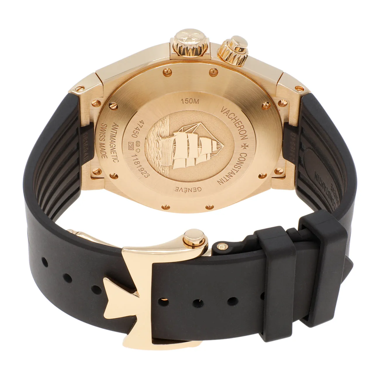 Vacheron Constantin 18K Rose Gold Overseas Dual Time 47450/000r-9404