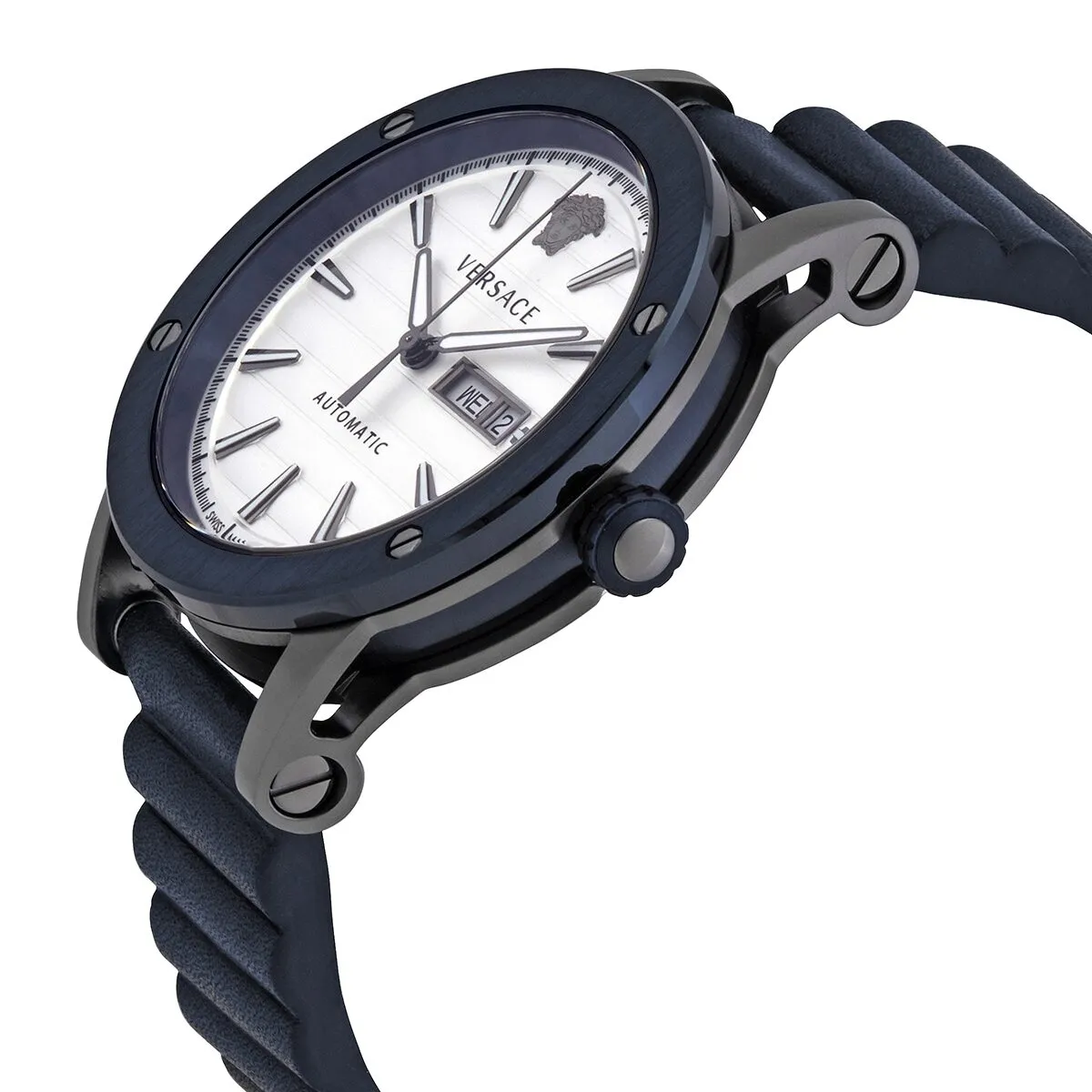 Versace Theros Automatic White Dial Men's Watch VEDX00319