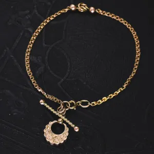 Victorian Gold Albertina Chain Bracelet