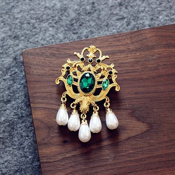 Vintage Baroque Jewel Brooches - 29 Styles