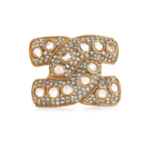 Vintage Clear Center Pin