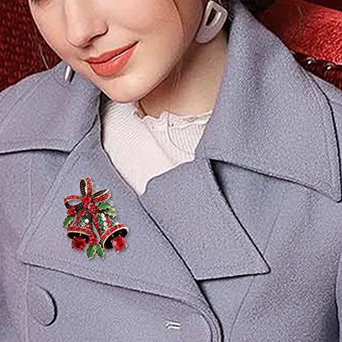 Vintage Double Bells Brooch