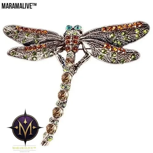 Vintage dragonfly brooch