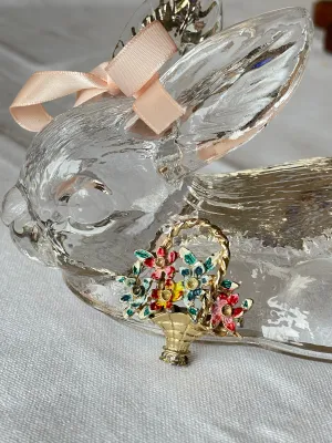 Vintage Easter Basket Brooch